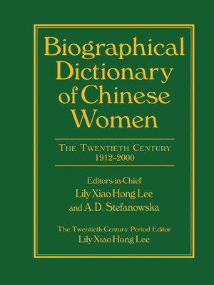 cover image of Biographical Dictionary of Chinese Women